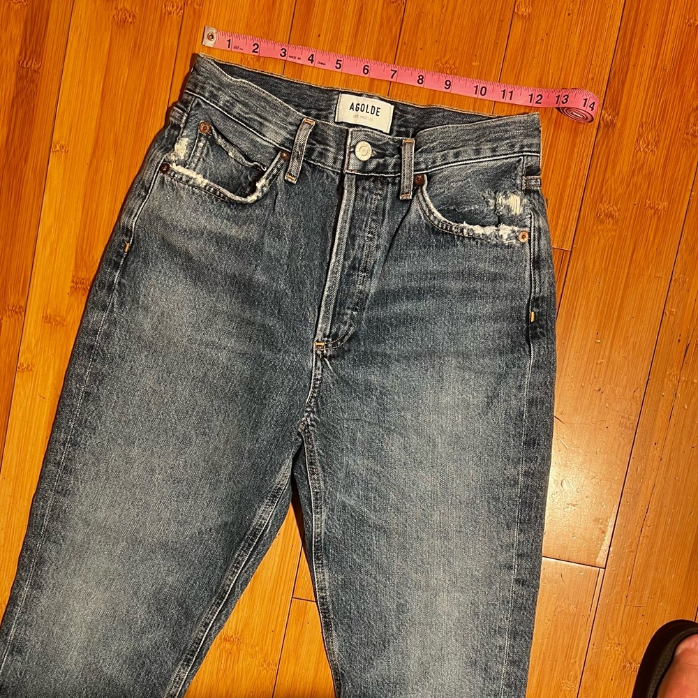 Agolde Riley High Rise Jeans Size 25 - Picture 12 of 16